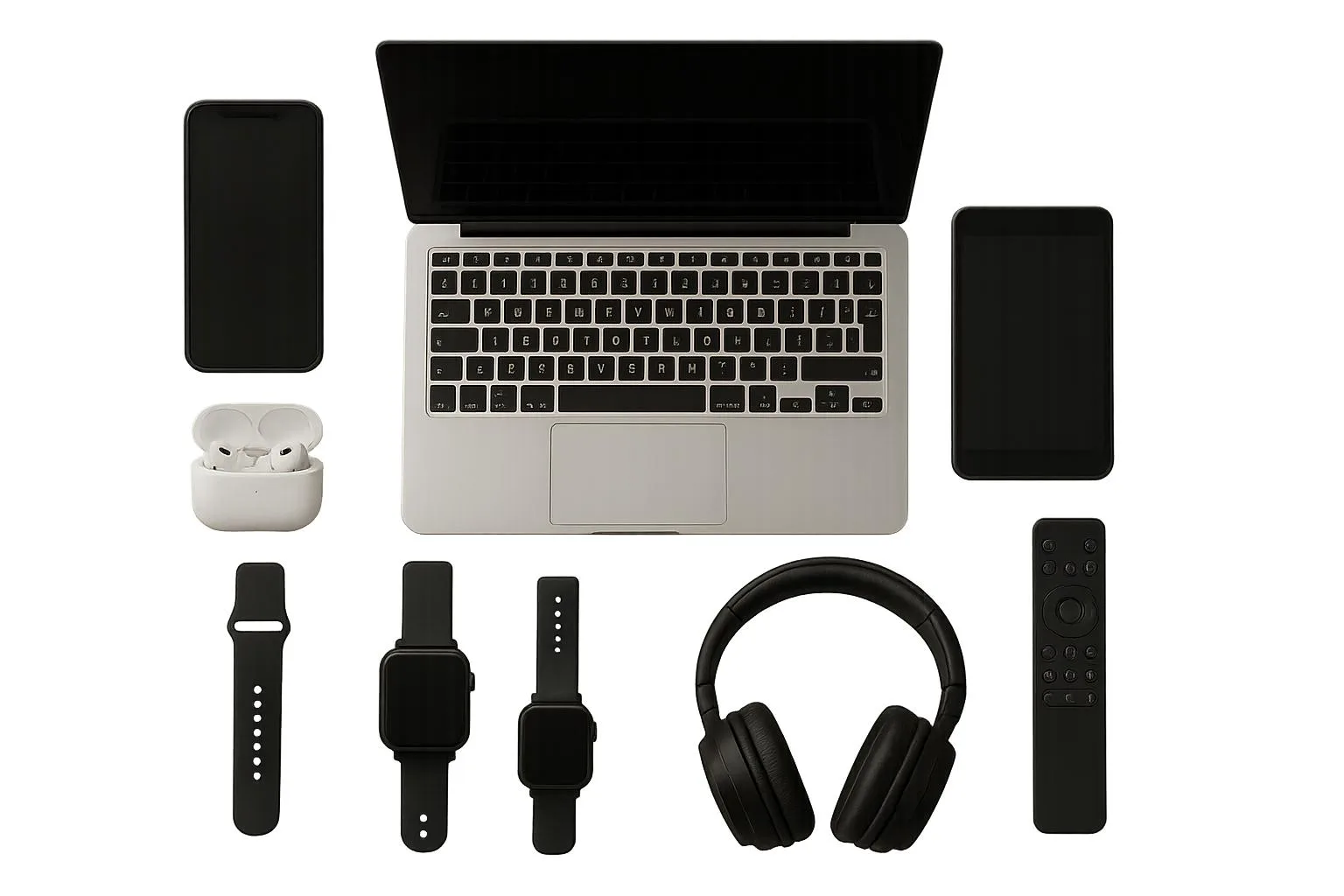 Modern consumer electronics collection